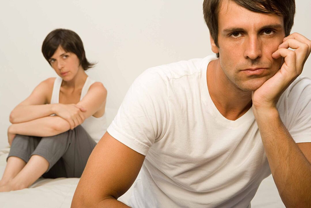 Negatívne faktory vyvolávajú rozvoj impotencie u mužov